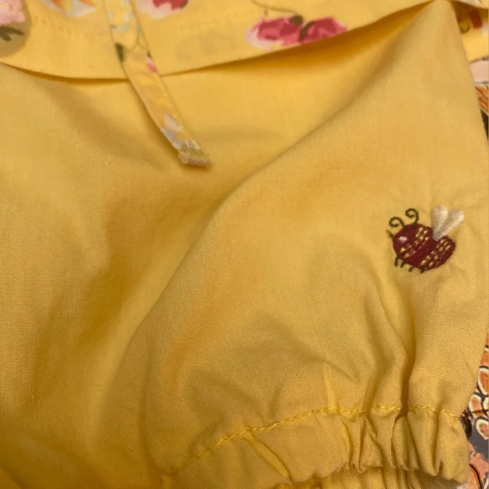 Catimini  Floral and Bees Baby Dress-Romper